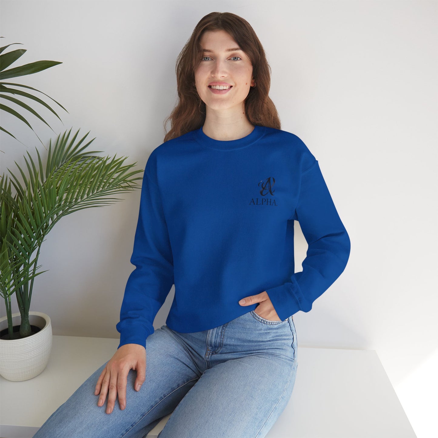 Alpha Unisex Heavy Blend™ Crewneck Sweatshirt