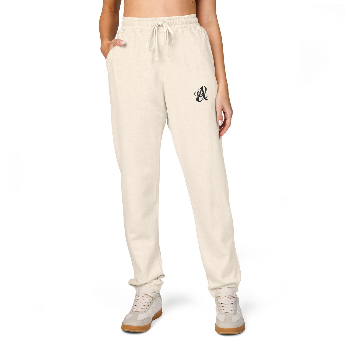 Alpha Unisex Garment-Dyed Fleece Sweatpants