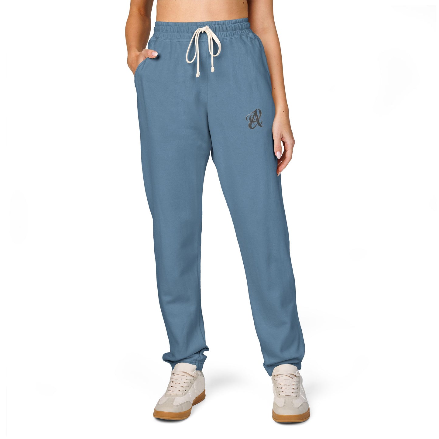 Alpha Unisex Garment-Dyed Fleece Sweatpants