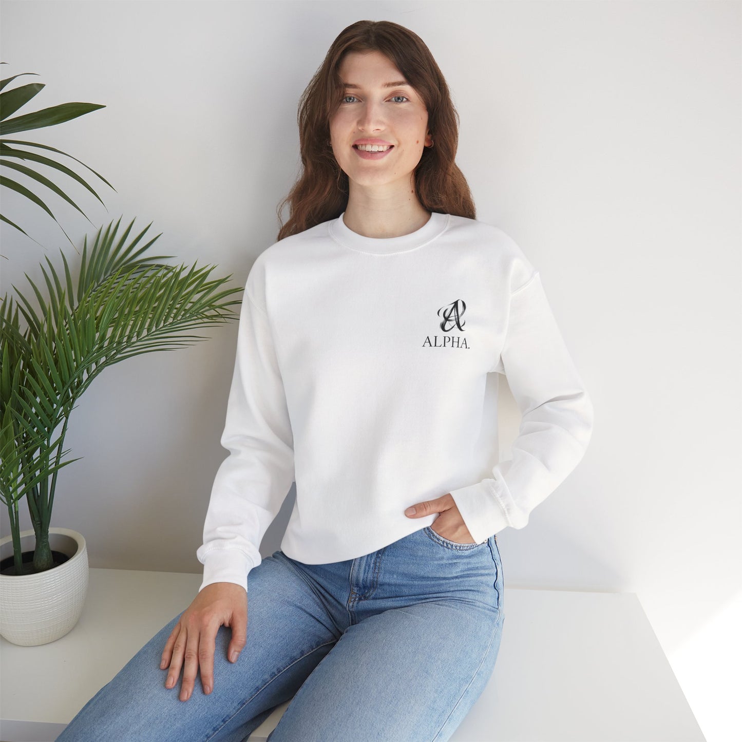 Alpha Unisex Heavy Blend™ Crewneck Sweatshirt