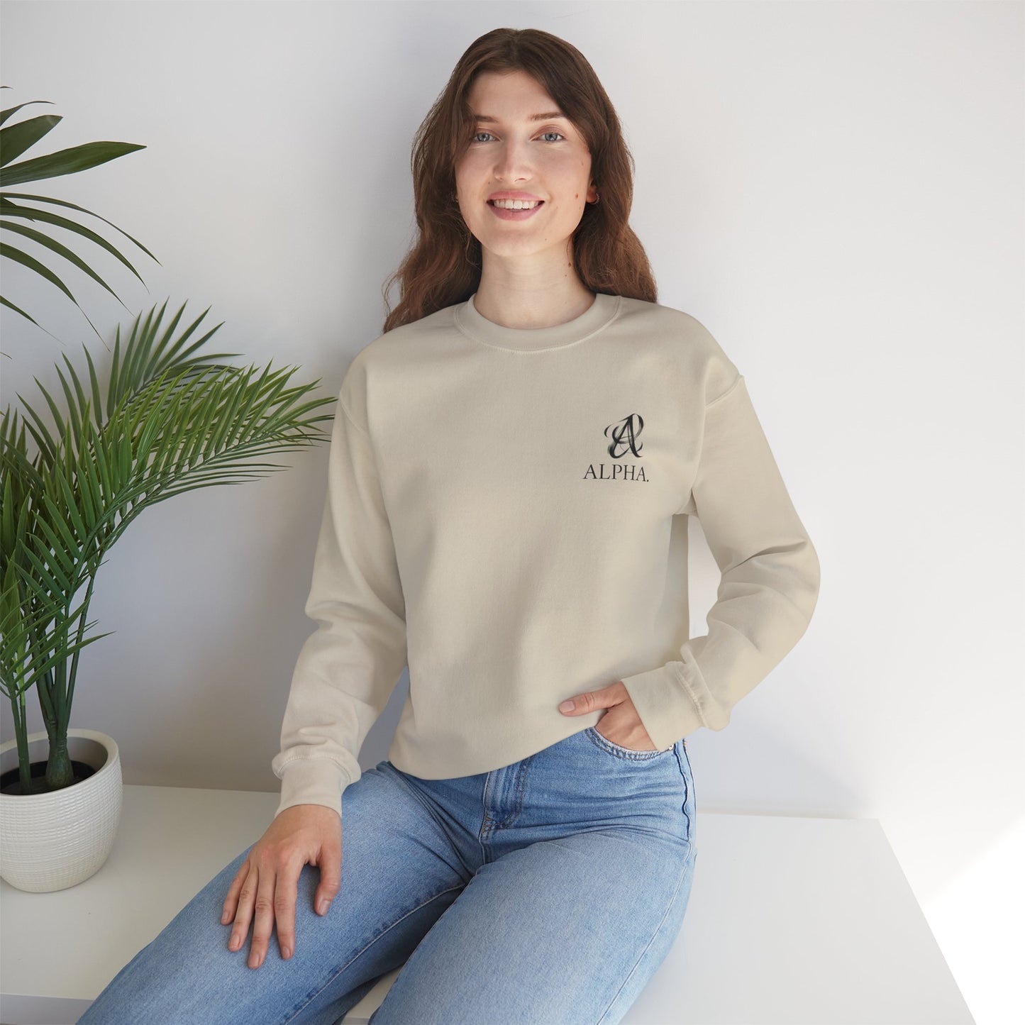 Alpha Unisex Heavy Blend™ Crewneck Sweatshirt